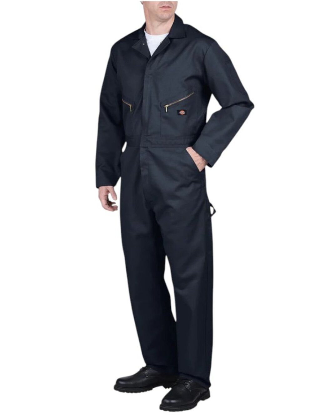 Dickies Work Jumpsuit Coveralls Men's M Regular Navy Blue Utility Wear